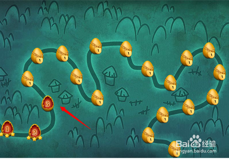 小游戏泡泡鸟历险记3-4关