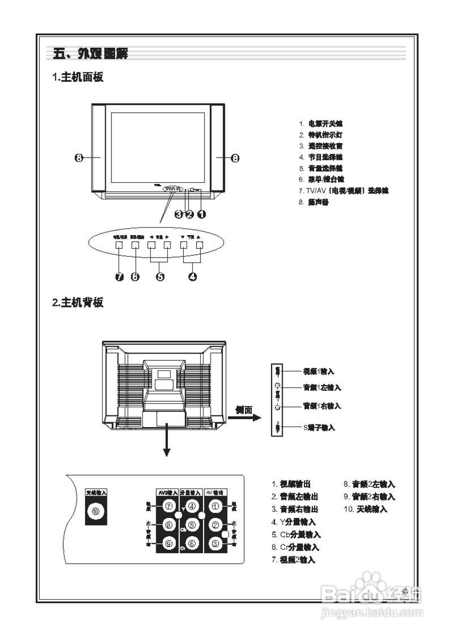 TCL王牌AT29187彩电使用说明书