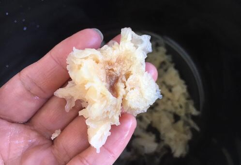 火龙果莲子百合银耳粥