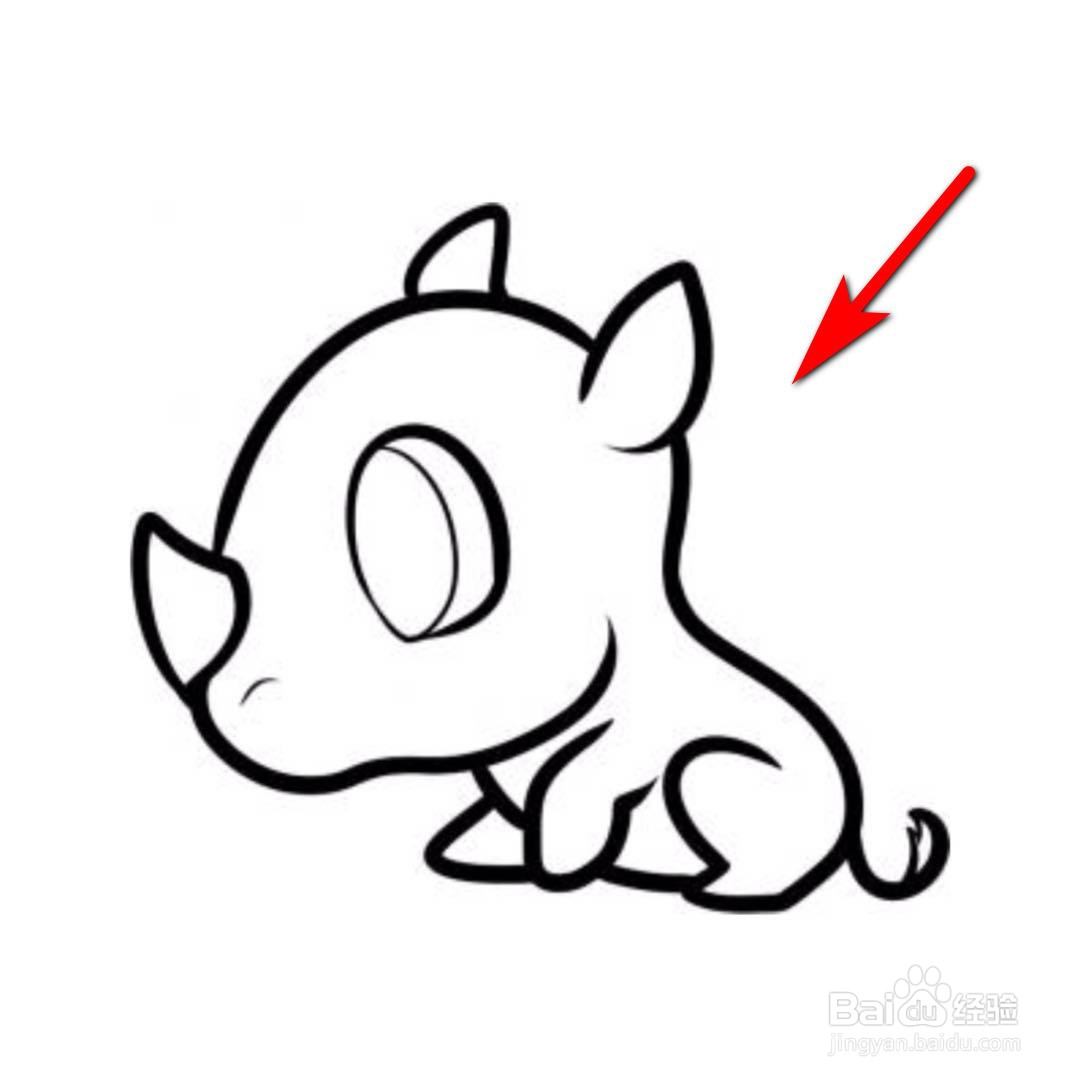 如何用简笔画画出犀牛