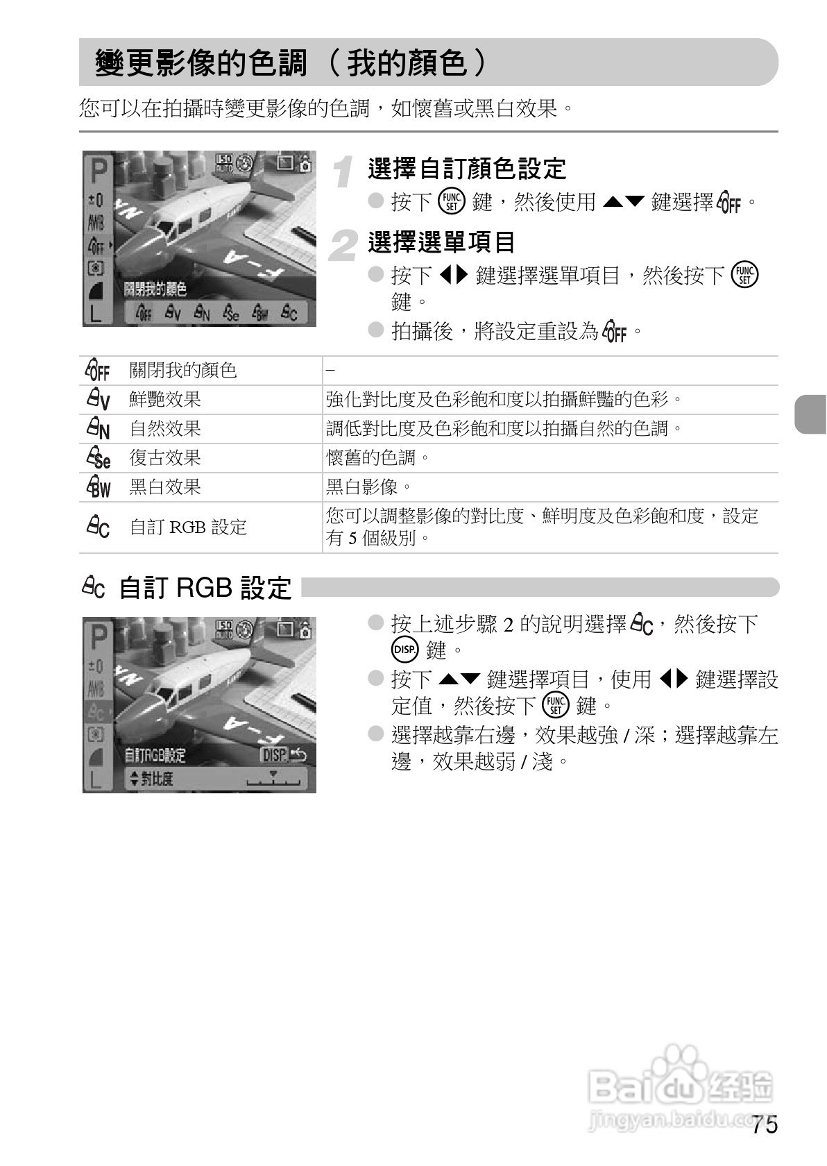 Canon PowerShot A1000IS 数码相机使用说明书:[8]