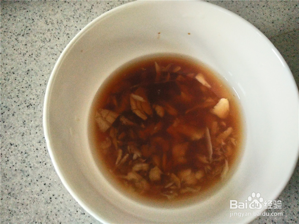 蒜水饺子蘸料的做法