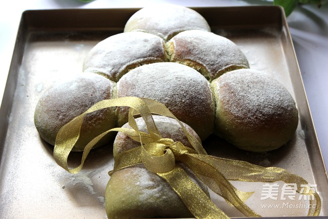 抹茶圣诞树面包