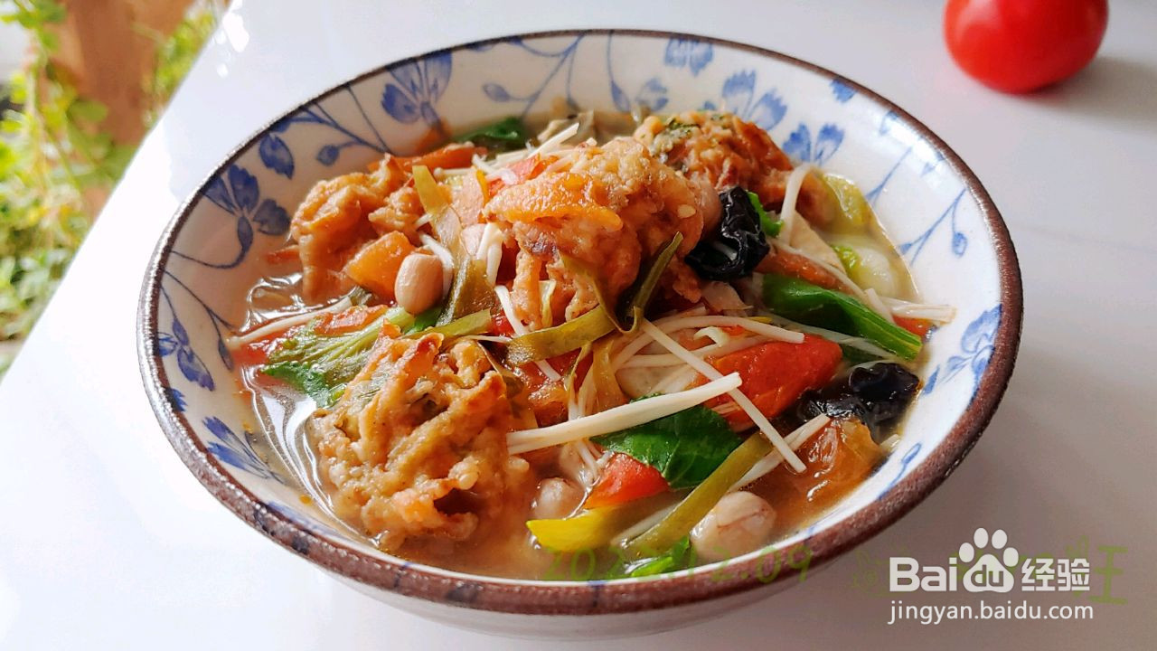 素烩萝卜丸茄汤的做法