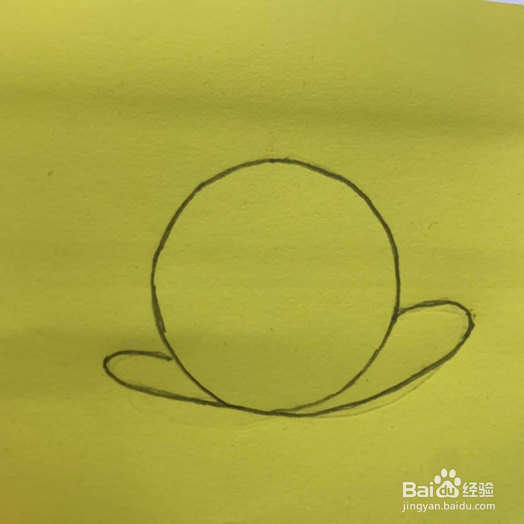 如何画小蜗牛