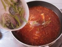 韩式辣酱汤鲜鱼火锅