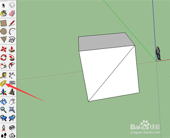 sketchup使用技巧之量角器工具
