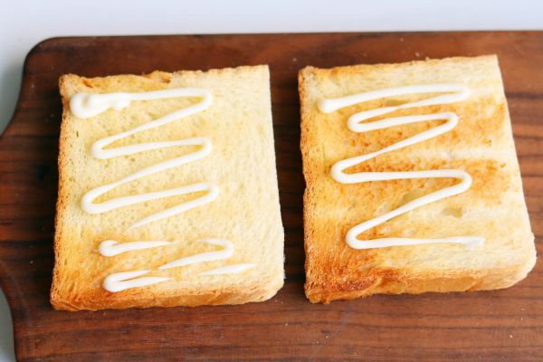 虾仁三文鱼三文治