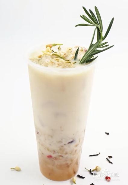 茉莉银耳奶茶