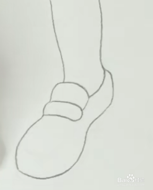 怎么画日系女皮鞋