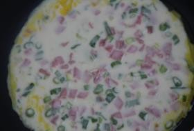 鸡蛋培根煎饼的家常做法