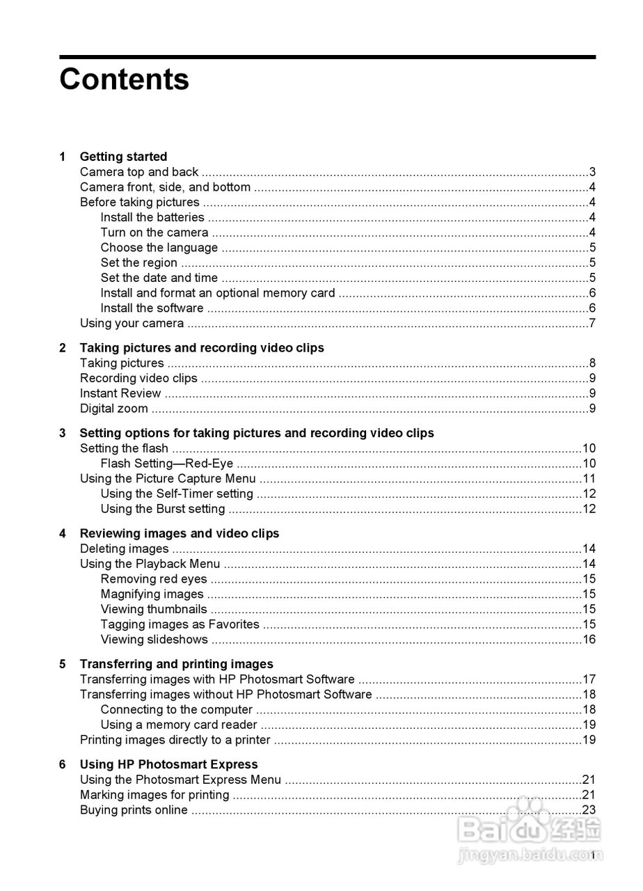 惠普Photosmart E337数码相机使用说明书:[1]