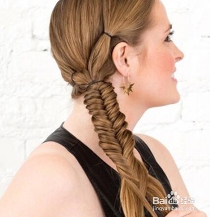 欧美鱼尾辫教程来袭 个性唯美双兼得