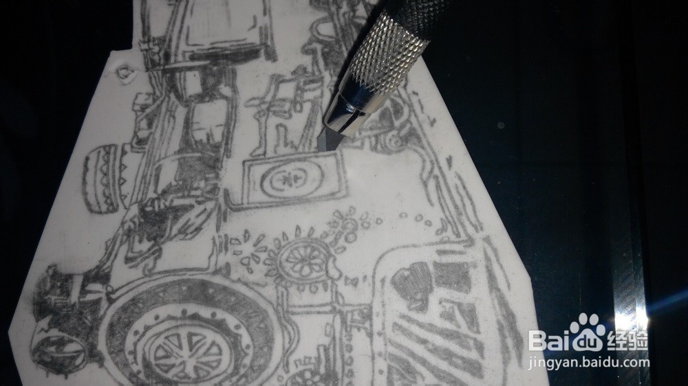 手工橡皮章之火车橡皮章