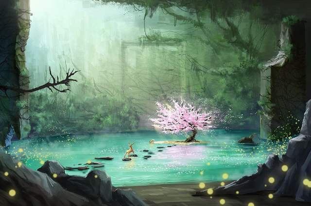 《桃花源记》中,作者笔下桃花源人生活的美好表现在哪里