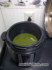 夏日凉饮;冰糖绿豆粥