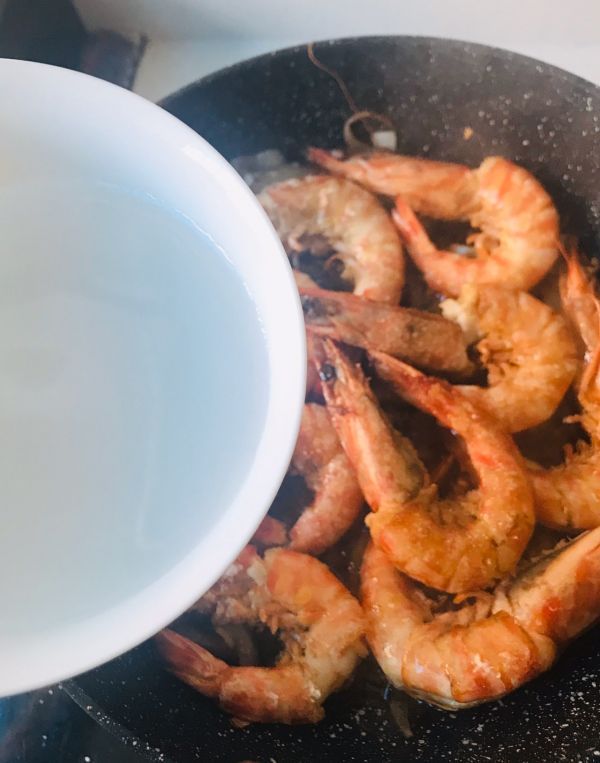 茄汁油焖斑节虾