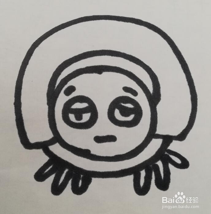 儿童简笔画 昆虫的画法 七星瓢虫的画法