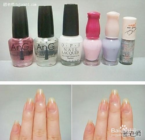 粉色波点美甲diy教程