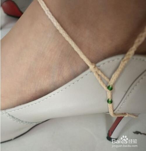给高跟鞋做鞋带教程