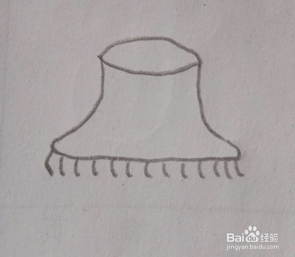 简笔画台灯画法二