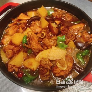 黄焖鸡米饭的做法