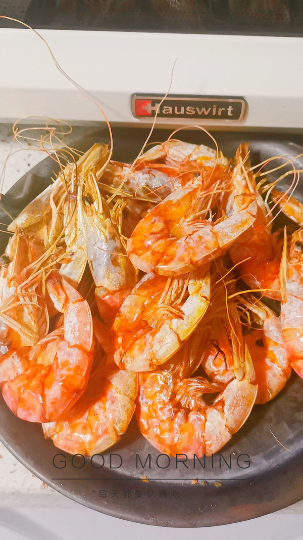 自制美味补钙小零食烤虾干