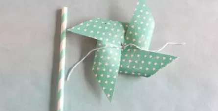 如何做风车手工制作