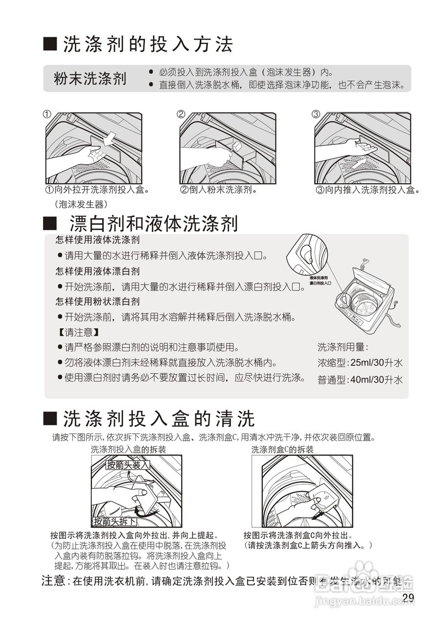 松下XQB75-H771U洗衣机说明书:[3]