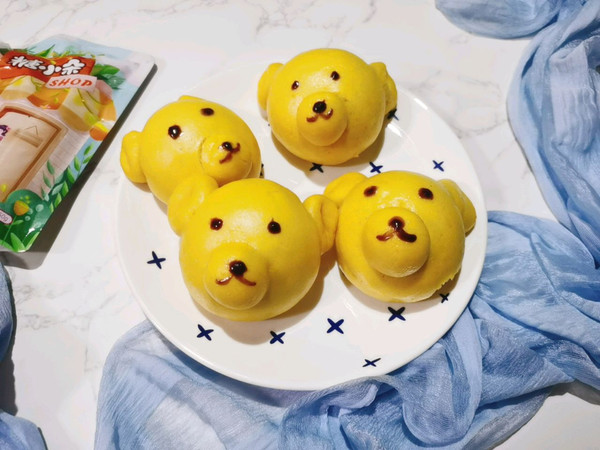 小熊馒头春游便当