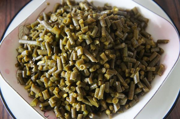 培根肉炒酸豆角