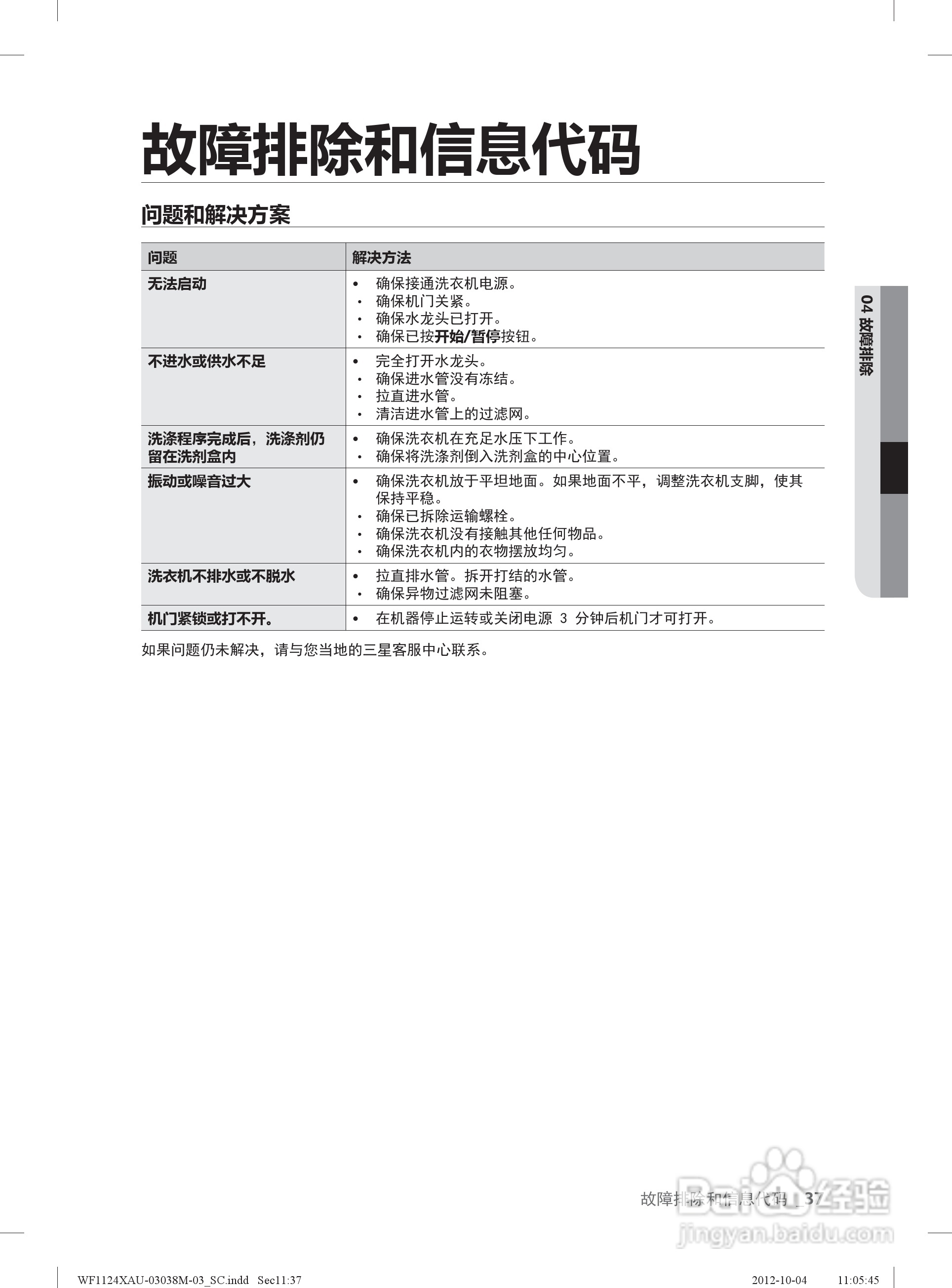 三星WF1124ZBU洗衣机使用说明书:[4]