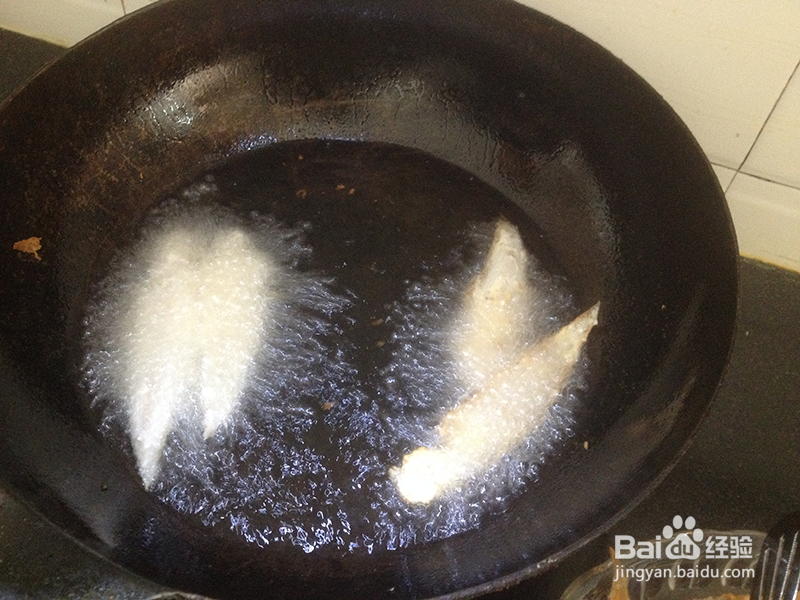 油炸舌鳎鱼的做法