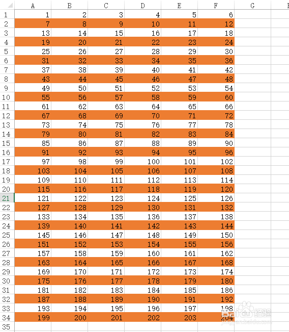 WPS表格如何实现数据区域隔行换色的效果