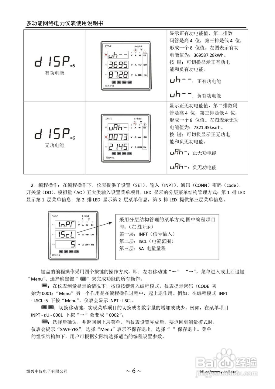 ZYC-Z-2S4多功能网络电力仪表使用说明书:[1]