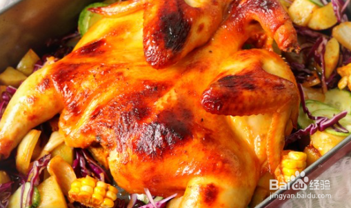 用烤箱烤鸡的制作方法
