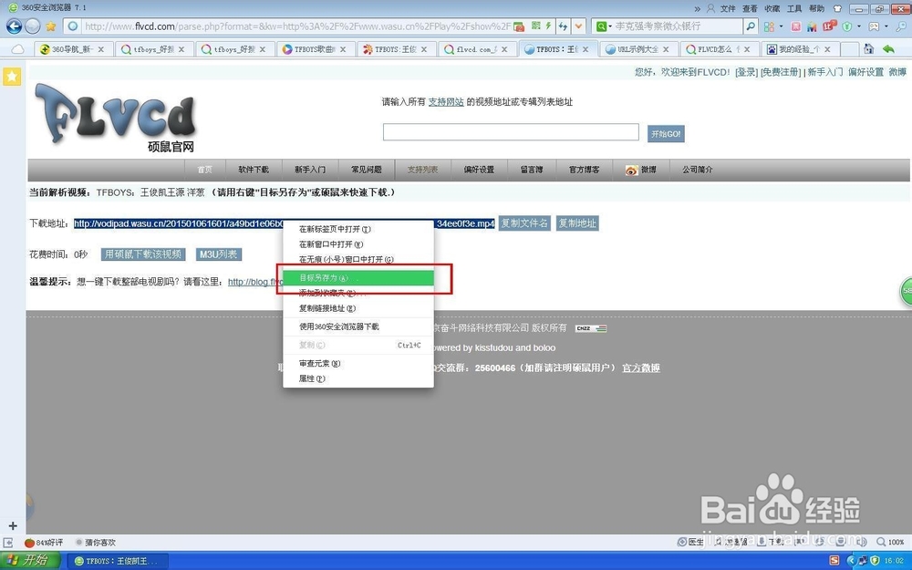 简单易行的网页视频下载方法