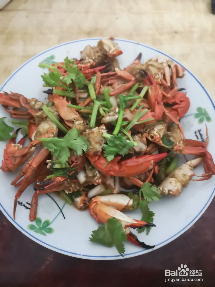 好吃的麻辣大螃蟹