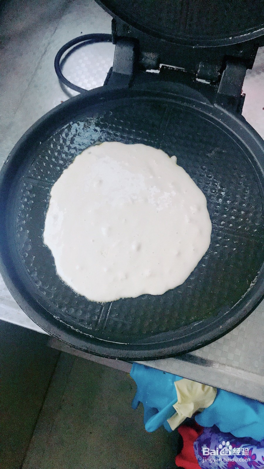 面糊葱油饼的做法