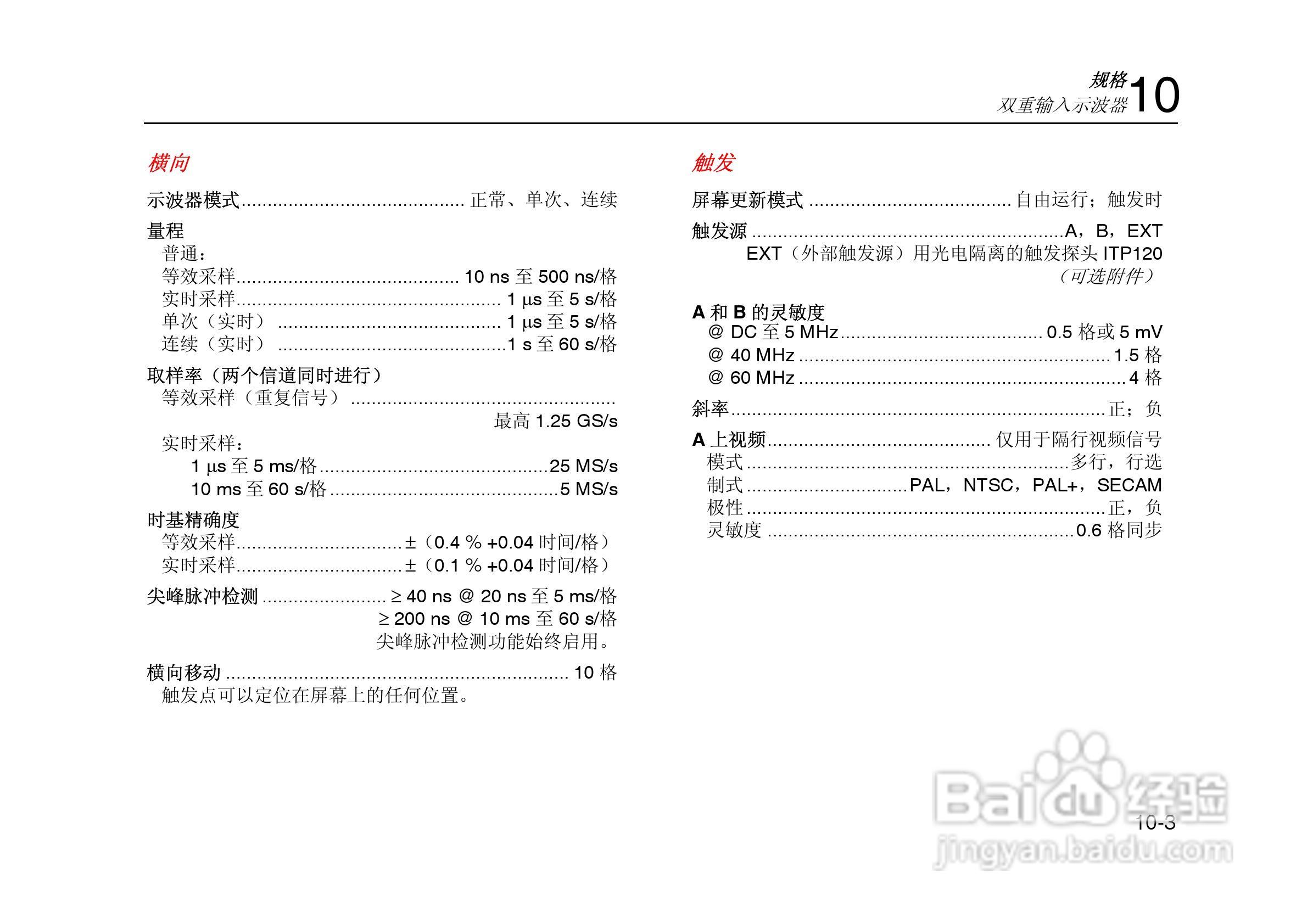 F125示波表说明书:[10]