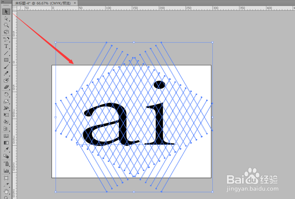 AI——镂效果加三维上色网格的做法，有图有真相