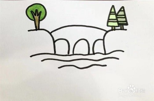 都江堰简笔画怎么画