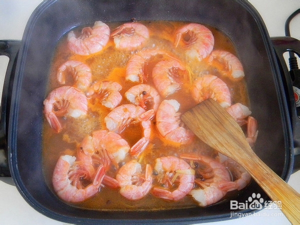 蒜香虾的制作方法