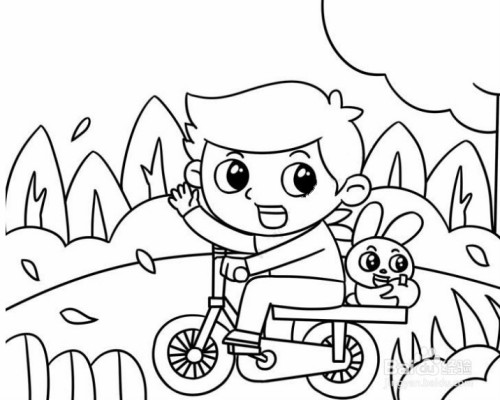 秋游简笔画教程