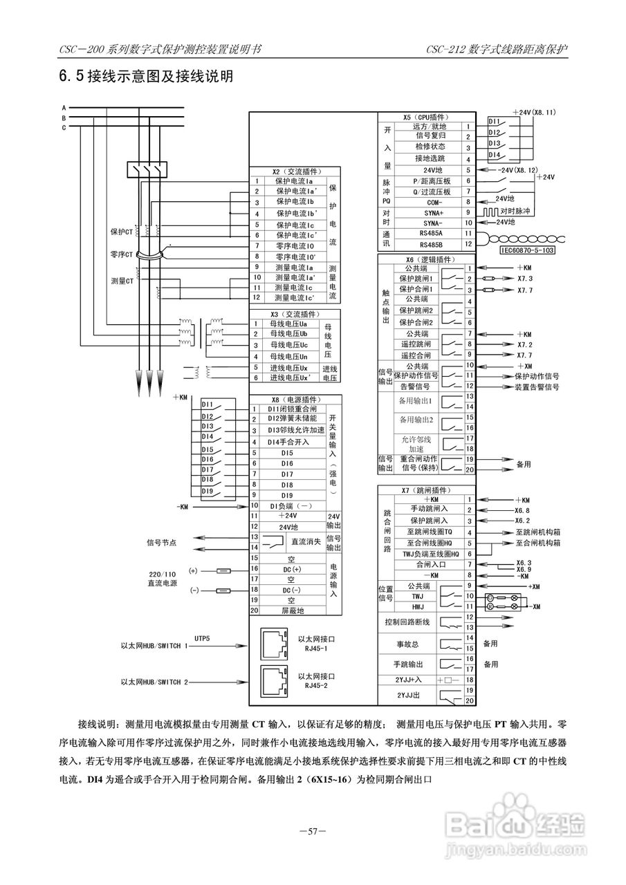 四方CSC-246数字式备用电源自动投入装置说明书:[7]