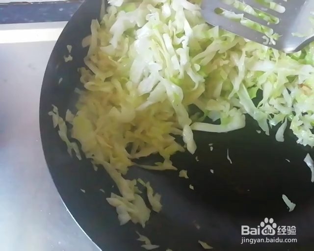 新手适合做的包菜炒粉