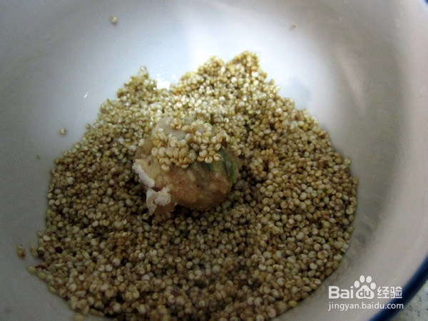 藜麦虾肉丸的制作方法