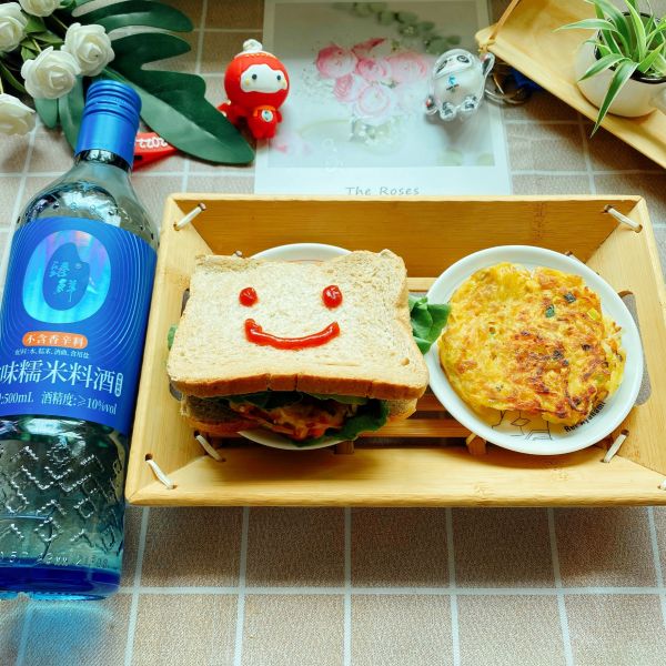 香煎土豆丝肉饼