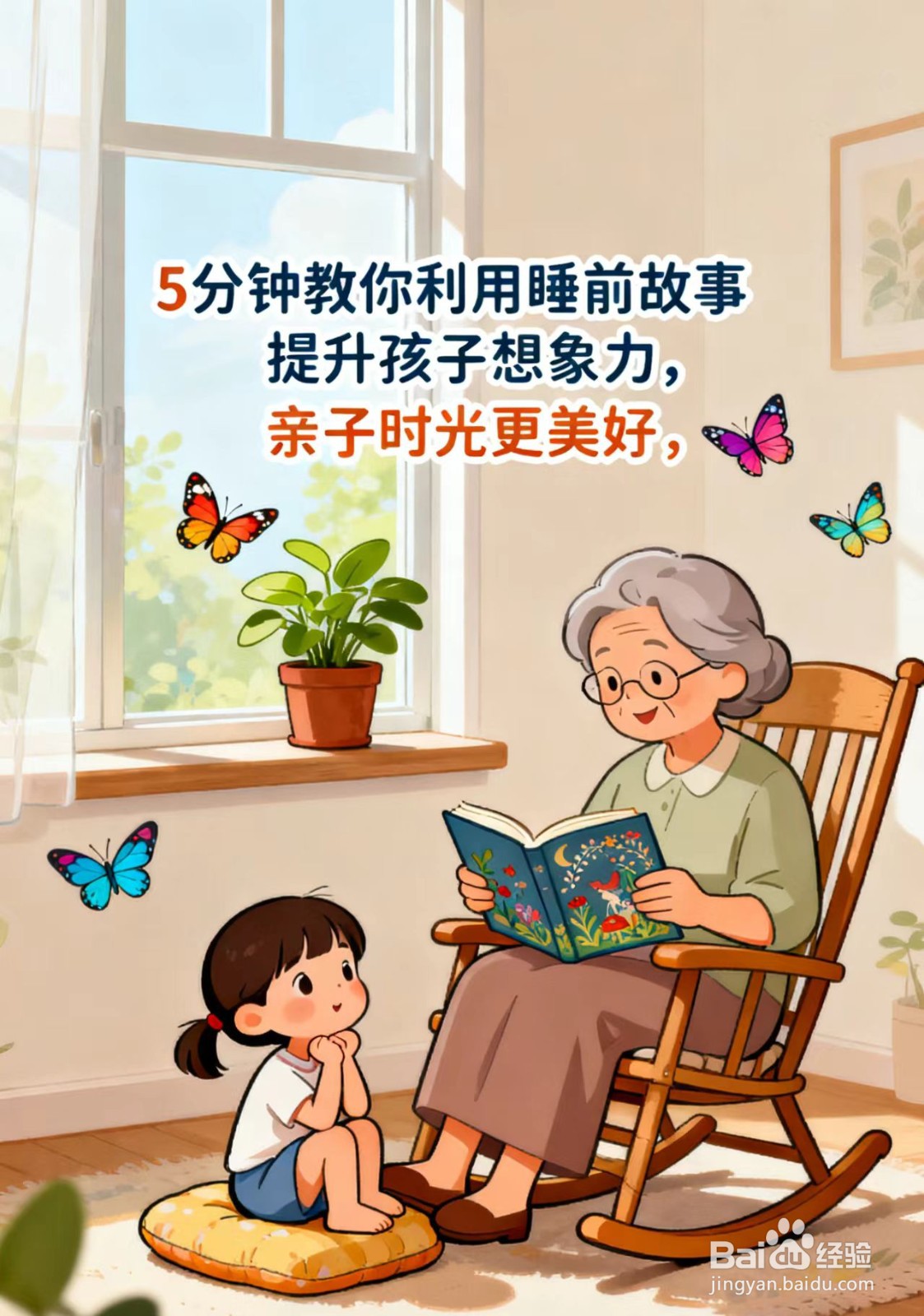 5分钟教你利用睡前故事提升孩子想象力,亲子