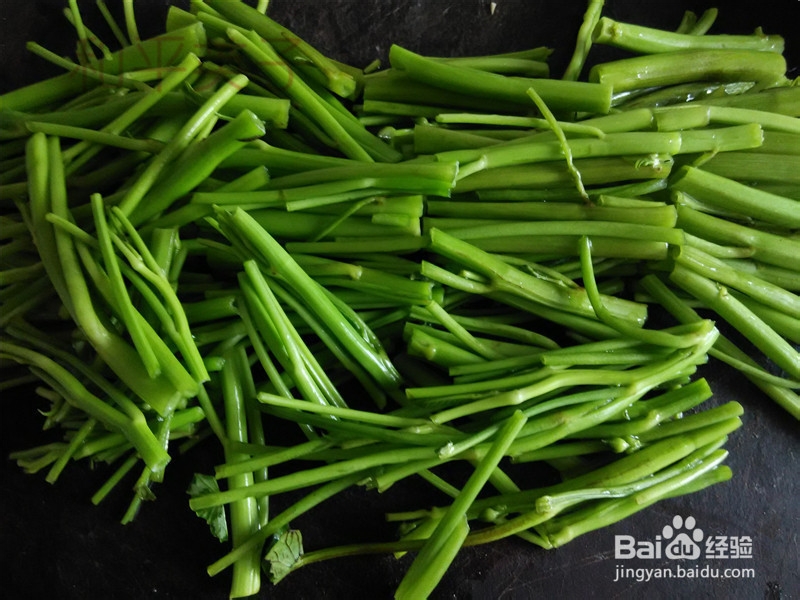 家常菜空心菜炒香干